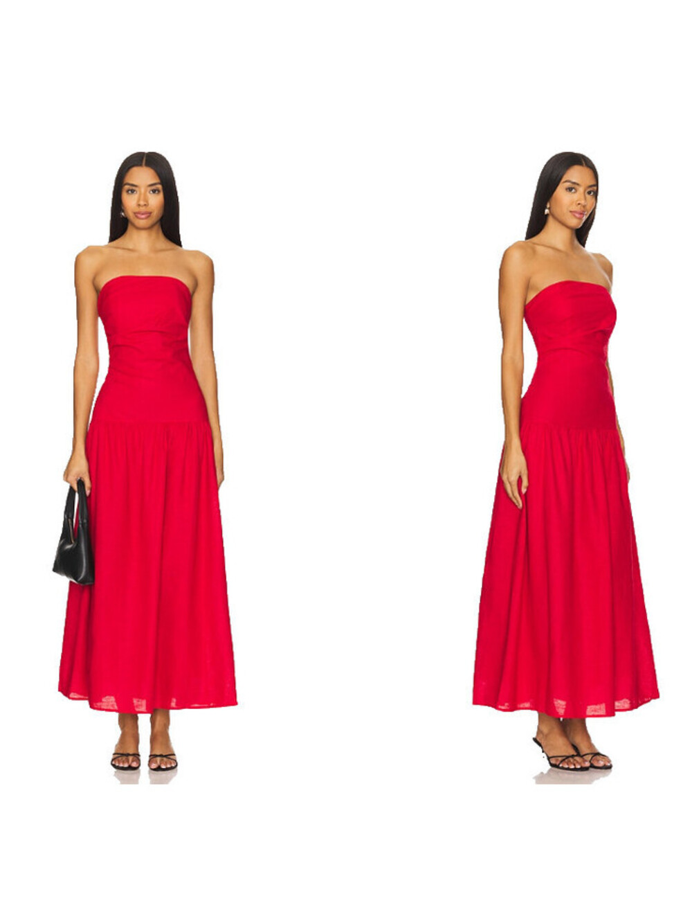 SNDYS Stella Maxi Dress in Red SIZE Small $100MSRP
